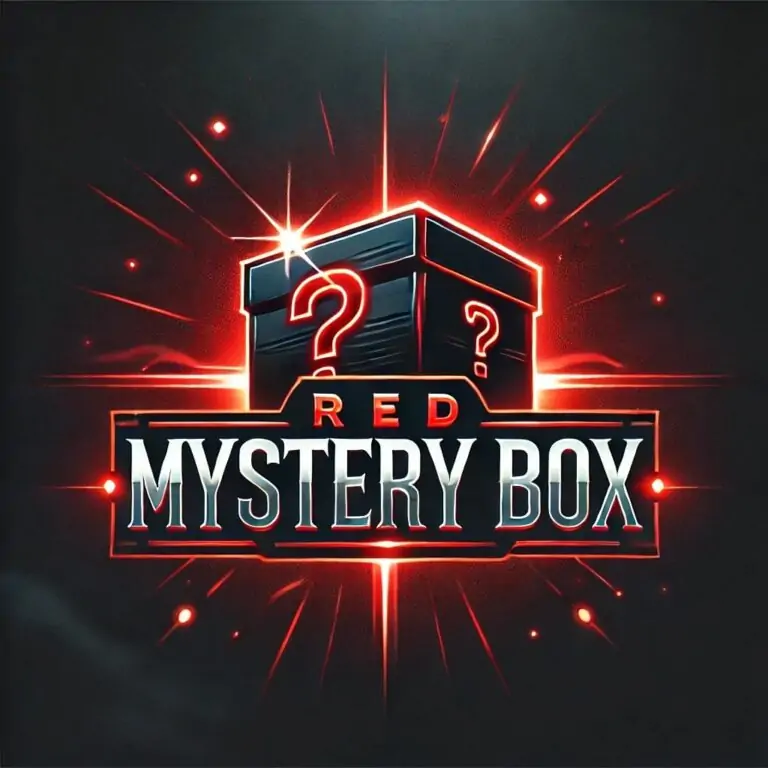 red mystery box logo